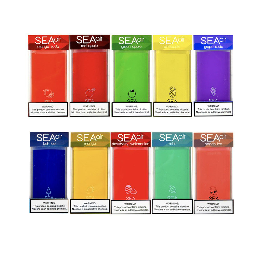 SEAair disposable vape range