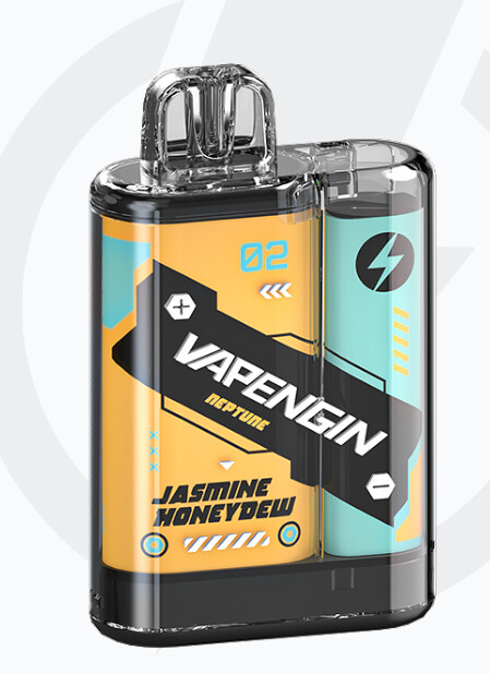 Product Review Vapengin Neptune 8000 Disposable Vape 50mg Jasmine Honeydew