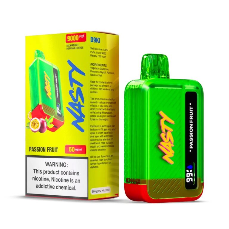 Product Review Nasty Bar 9000 Passionfruit Disposable Vape