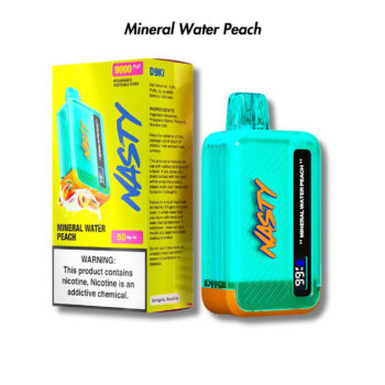 Mineral Water Peach Nasty Bar 9000 Disposable Vape | Buy Online