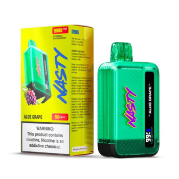 Nasty Bar 9000 puff Disposable Vape - Aloe Grape - 5% - JJ Cale