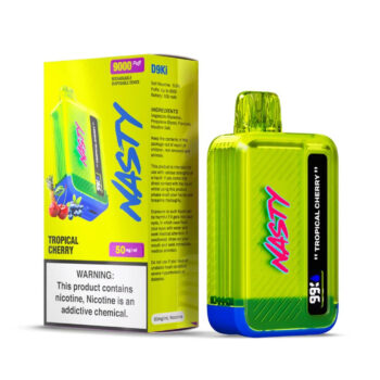 Nasty Bar 9000 puff Disposable Vape – Tropical Cherry – 5% - JJ Cale