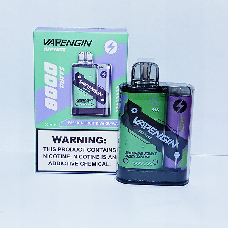 Vapengin Neptune 8000 Disposable Vape 50mg Passionfruit Kiwi Guava