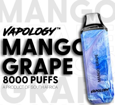 Vapology - 8000 Puff Mango Grape | Flavour World SA (PTY) LTD