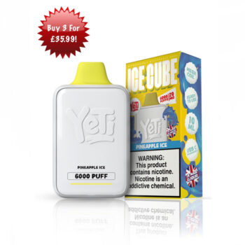 Yeti Ice Cube 6000 Puff Pineapple Ice 20mg / 2% – vapesjersey