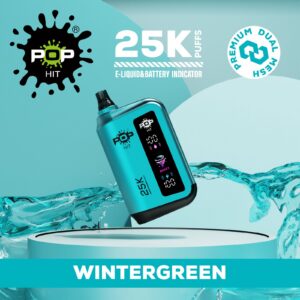 Pop Hit 25000 Puff 5% – Wintergreen