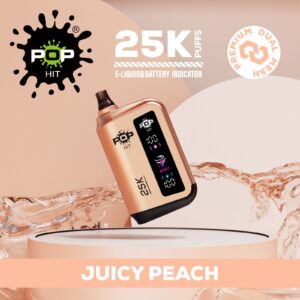 Pop Hit 25000 Puff 5% – Juicy Peach