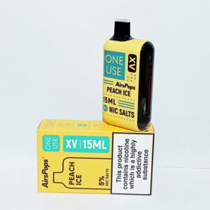 AirsPops XV Disposable 5% – Peach Ice
