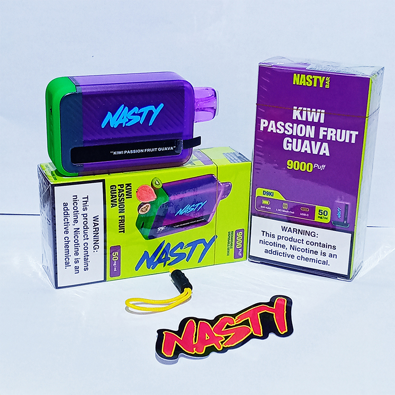 Nasty 9000 puff – Kiwi Passion Guava 5%