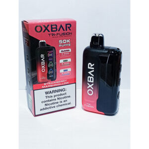 Oxbar Tri-Fusion 50000 Puff Disposable 5% – Strawberry Marshmallow