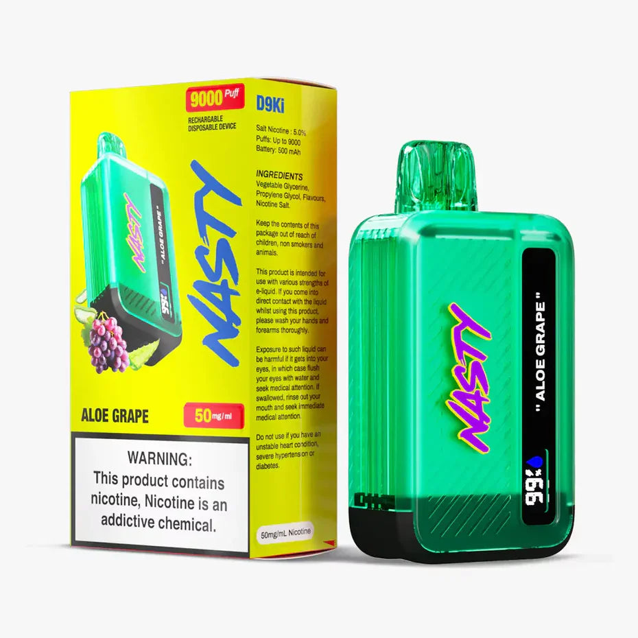 Nasty 9000 puff – Aloe Grape 5%