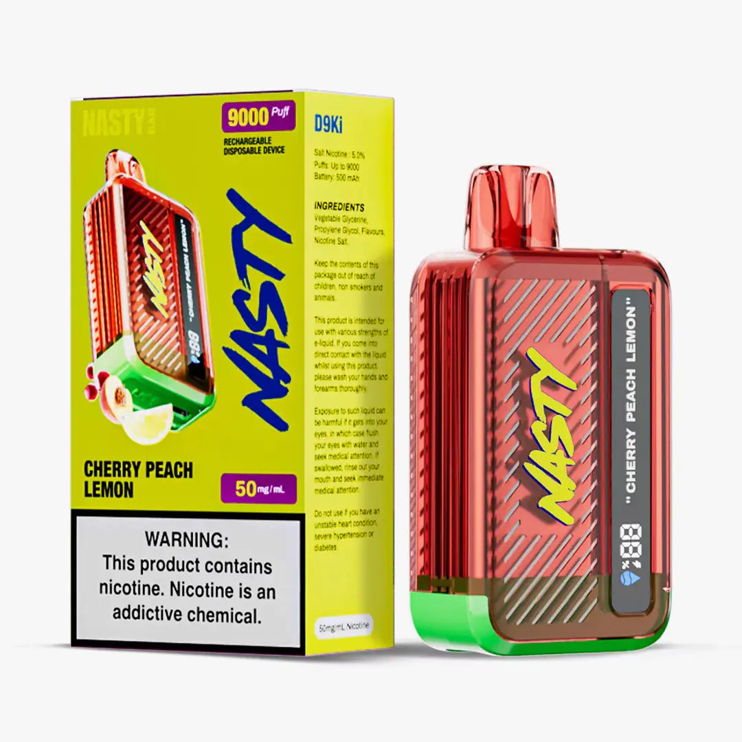 Nasty 9000 puff – Cherry Peach Lemon 5%
