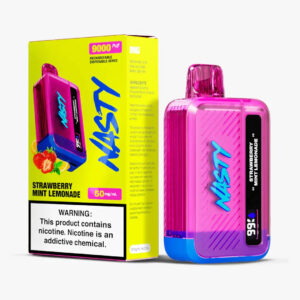 Nasty 9000 puff – Strawbery Mint Lemonade 5%