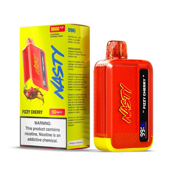Nasty 9000 puff – Fizzy Cherry