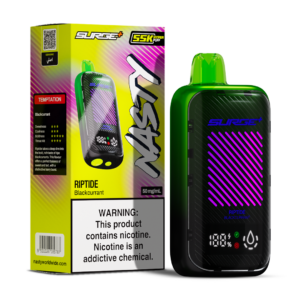 Nasty Surge 55k – Blackcurrant (Riptide) 5%