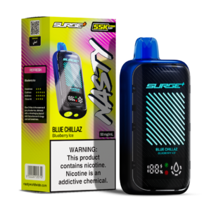 Nasty Surge 55k – Blueberry Ice (Blue Chillaz) 5%