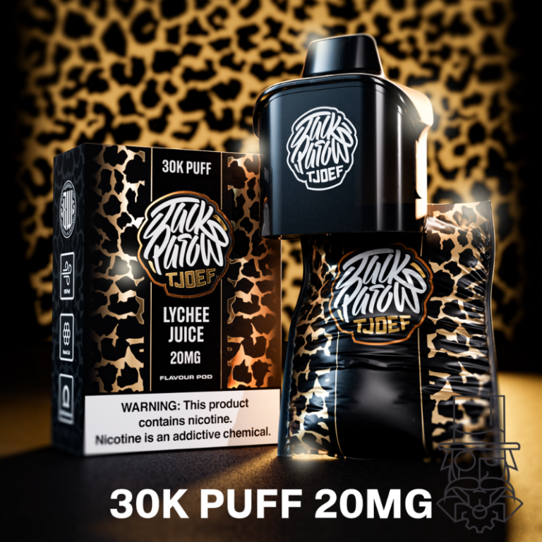 Jack Parow Tjoef Pod – 30k Puff Peach Tropikal Pod Only – 20mg