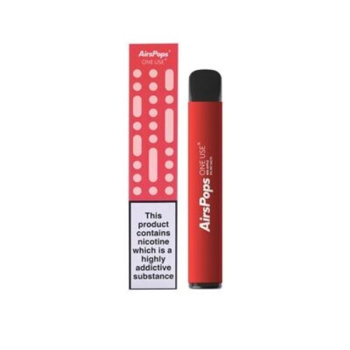Product Review Airpops Disposable Vape 50mg Red Apple