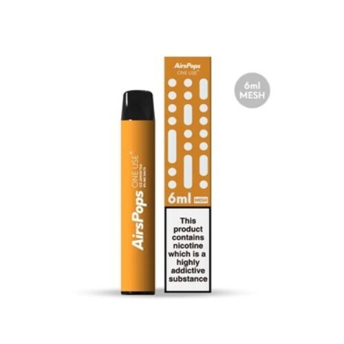 Product Review Airpops Disposable Vape 50mg 6ml Ice Lemon Tea