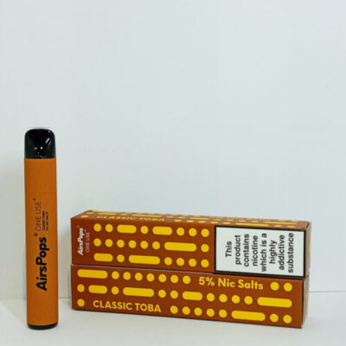 Product Review Airpops Disposable Vape 50mg Classic Toba