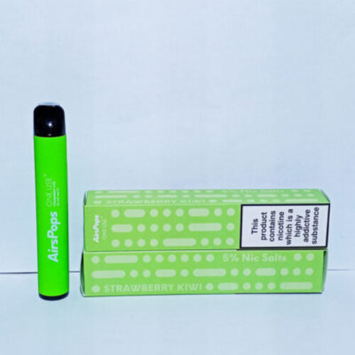 Product Review Airpops Disposable Vape 50mg Strawberry Kiwi