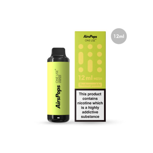 Product Review Airpops Disposable Vape 50mg 12ml Cantaloupe
