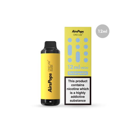 Product Review Airpops Disposable Vape 50mg 12ml Zesty Lemon