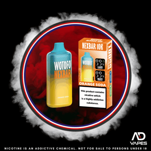 Product Review Wotofo Nexbar 10000 Disposable Vape 50mg Orange Soda