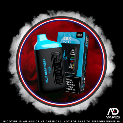 Product Review BLVK 20000 Disposable Vape 50mg Blue Energy