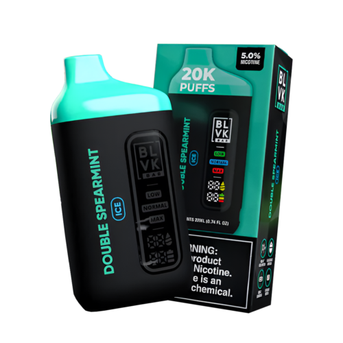 Product Review BLVK 20000 Disposable Vape 50mg Double Spearmint Ice