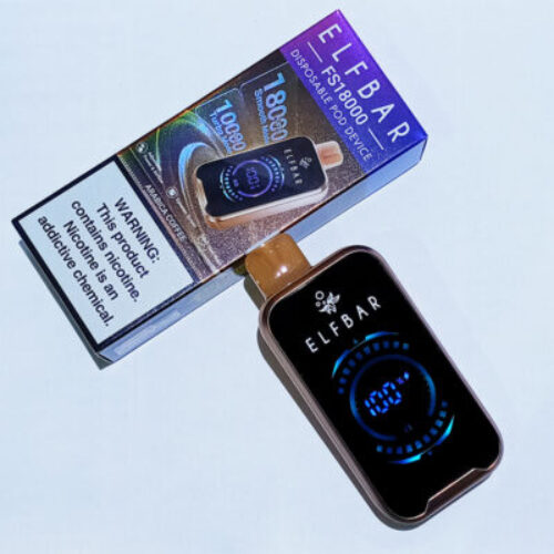Product Review Elf Bar FS18000 Disposable Vape 50mg Arabica Coffee