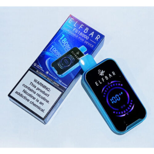 Product Review Elf Bar FS18000 Disposable Vape 50mg Blueberry Razz Lemon