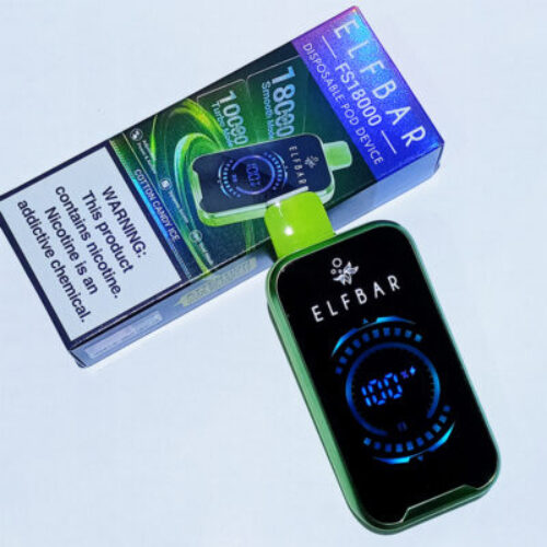 Product Review Elf Bar FS18000 Disposable Vape 50mg Cotton Candy Ice