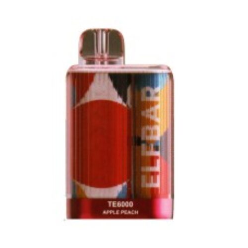 Product Review Elf Bar TE6000 Disposable Vape 50mg Apple Peach
