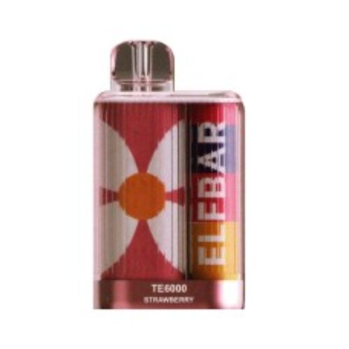 Product Review Elf Bar TE6000 Disposable Vape 50mg Strawberry