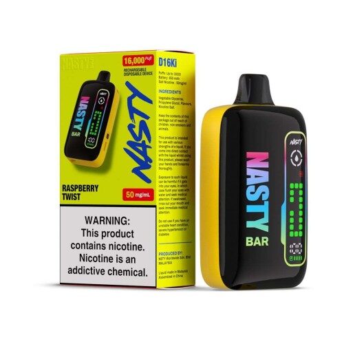 Product Review Nasty Bar 16000 Raspberry Twist Disposable Vape