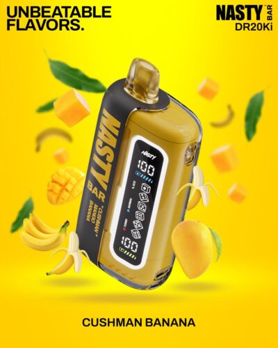 Product Review Nasty Bar 20000 Cushman Mango Banana Disposable Vape