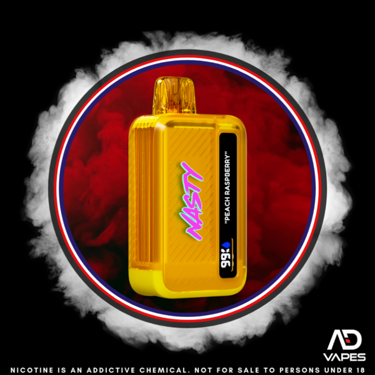 Product Review Nasty Bar 9000 Peach Raspberry Disposable Vape