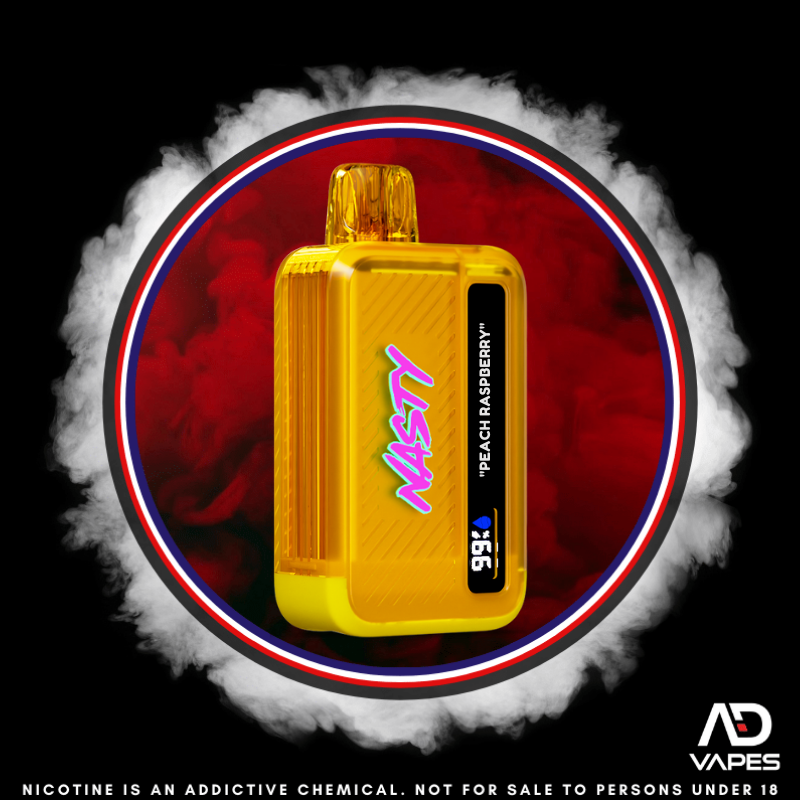 Product Review Nasty Bar 9000 Peach Raspberry Disposable Vape