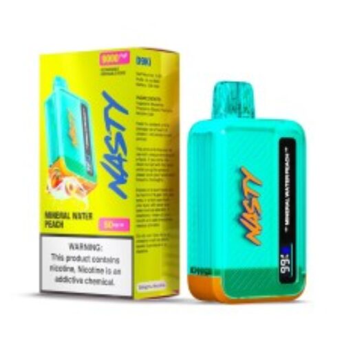 Product Review Nasty Bar 9000 Mineral Water Peach Disposable Vape