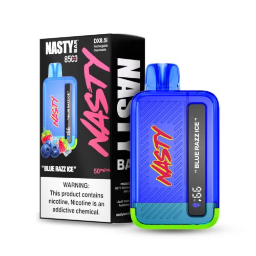 Product Review Nasty Bar 8500 50mg Blue Raspberry Lemonade