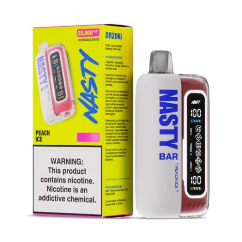Product Review Nasty Bar 20000 Peach Ice Disposable Vape