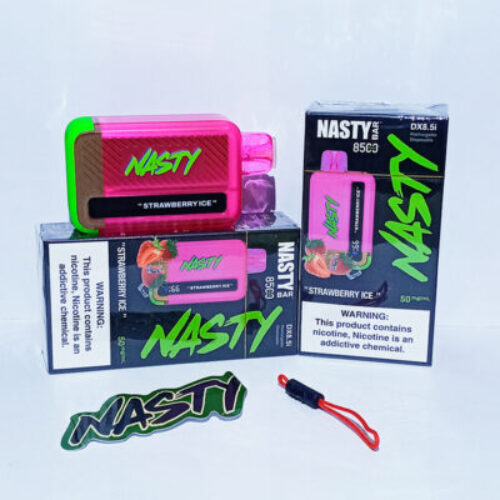 Product Review Nasty Bar 8500 Strawberry Ice Disposable Vape