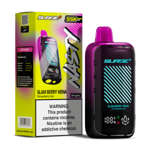 Nasty Surge 55k – Strawberry Ice (Slam berry Wena) 5%