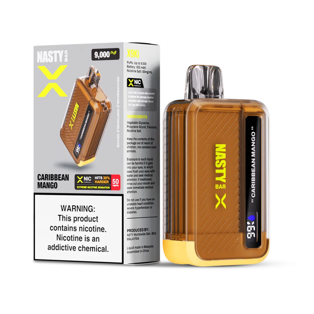 Nasty Bar X 9000 Puffs Vape Intense Nicotine Hit – Coffee and Vape