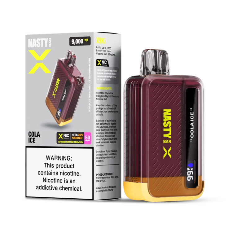 Nasty Bar X 9000 Puffs Vape Intense Nicotine Hit – Coffee and Vape