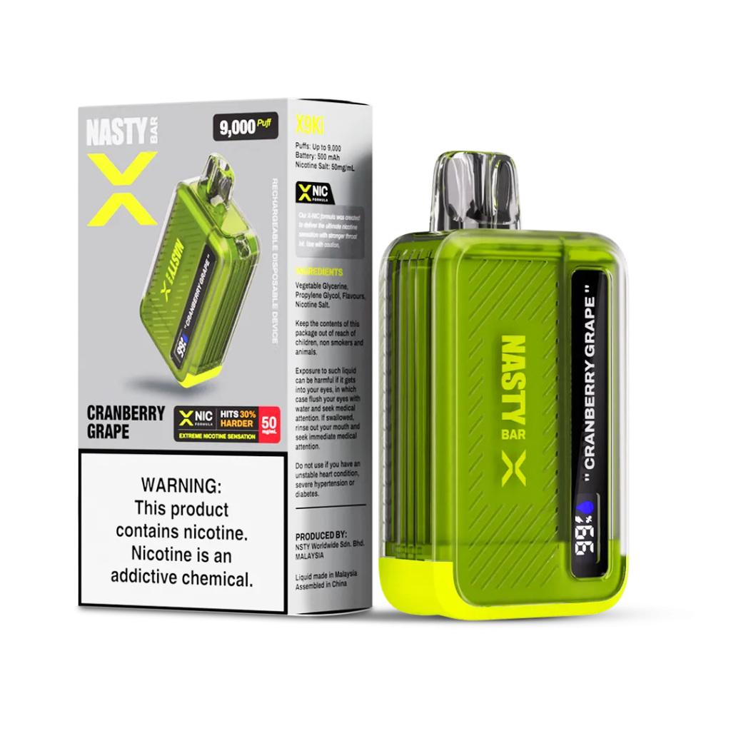 Nasty Bar X 9000 Puffs Vape Intense Nicotine Hit – Coffee and Vape