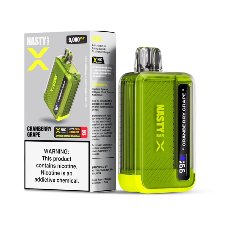 Nasty Bar X 9000 Puffs Vape Intense Nicotine Hit – Coffee and Vape