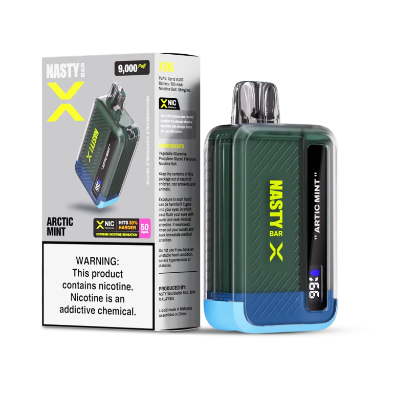 Nasty Bar X 9000 Puffs Vape Intense Nicotine Hit – Coffee and Vape