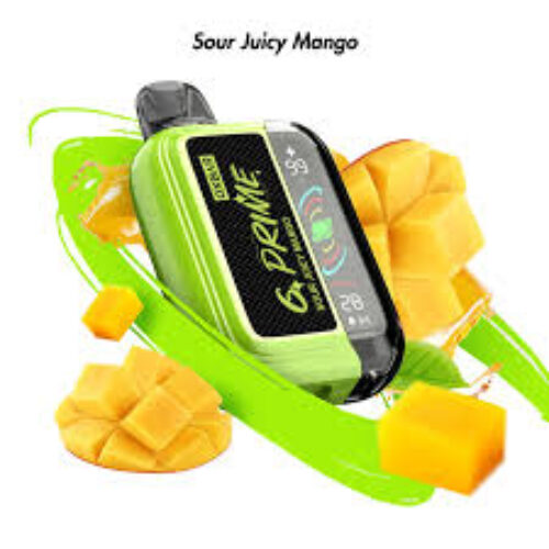 Product Review Oxbar G Prime Disposable Vape 25000 50mg Sour Juicy Mango